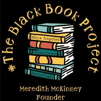 Black Book Project logo - illustration of stack of books